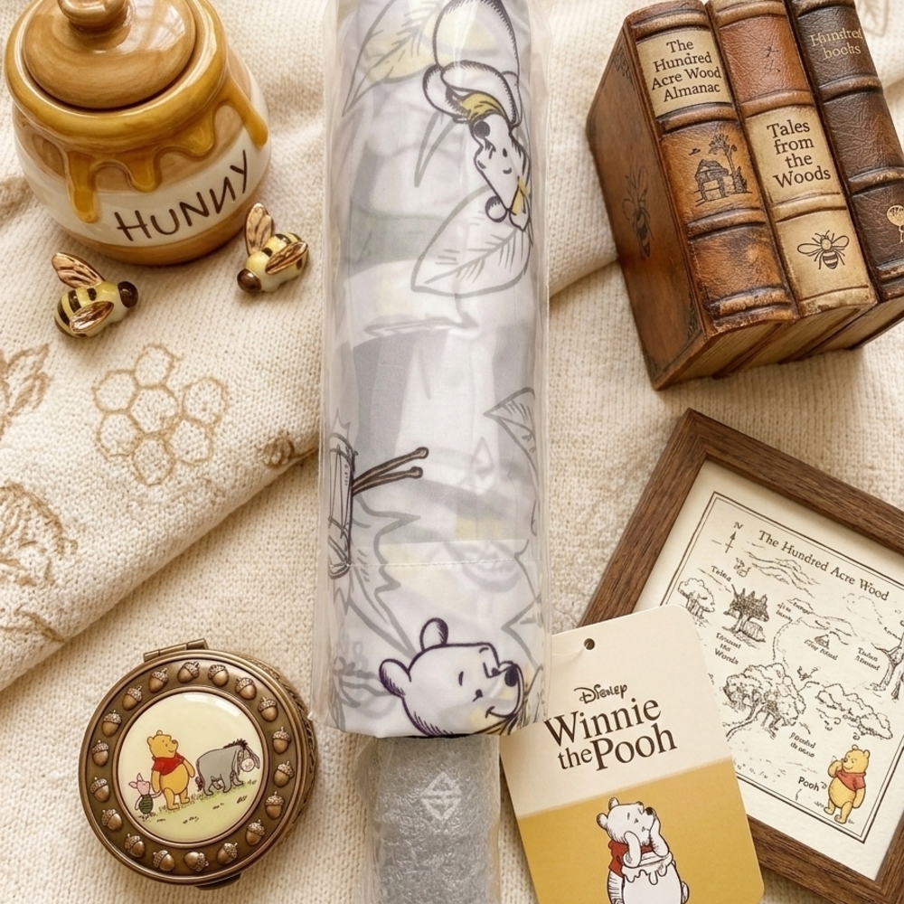 Disney Winnie the Pooh Gray Umbrella - Picture 3 of 3